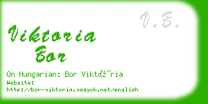 viktoria bor business card